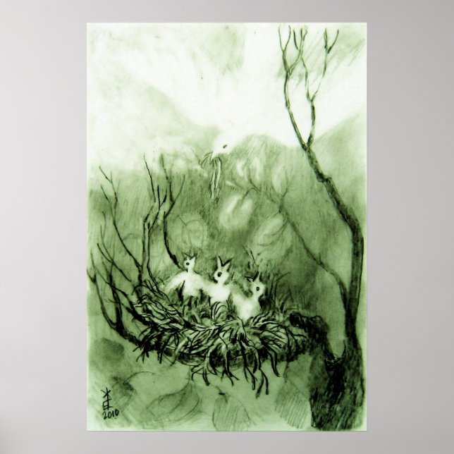 Poster "Füttre Time" (Vorne)