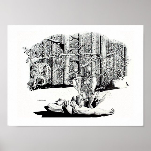 Poster - gefallener Kamerad (schwarz) (Vorne)