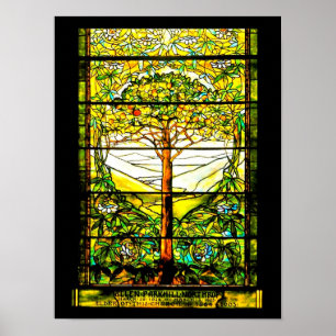 Poster-gekettetes Glas-Louis Tiffany 104 Poster