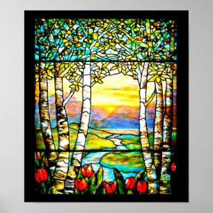 Poster-gekettetes Glas-Louis Tiffany 109 Poster