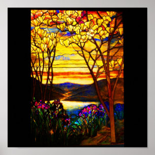Poster-gekettetes Glas - Tiffany 8 Poster