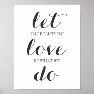 Poster - Gelassen, Liebe, Do