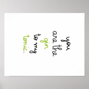 Poster Gin & Tonic