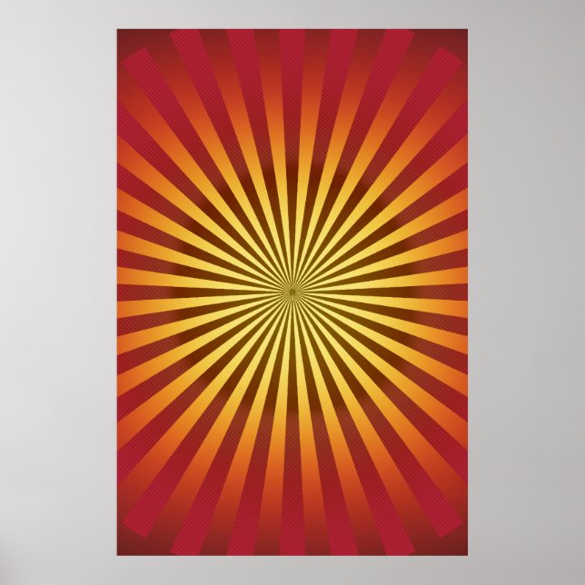 Poster: Gradient Lines: Psychedelic Artwork Poster (Vorne)