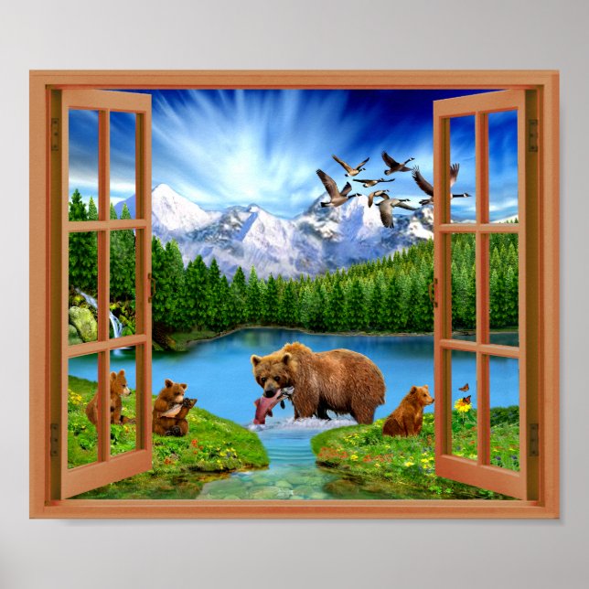 Poster "Great Bären Wilderness Fake" (Vorne)