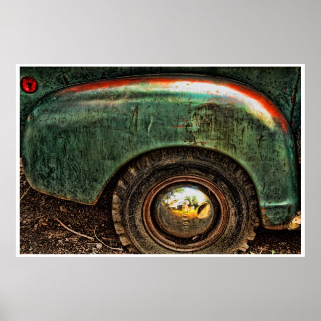 Poster - Grungy Old Truck (Vorne)