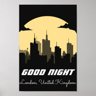 Poster Gute Nacht