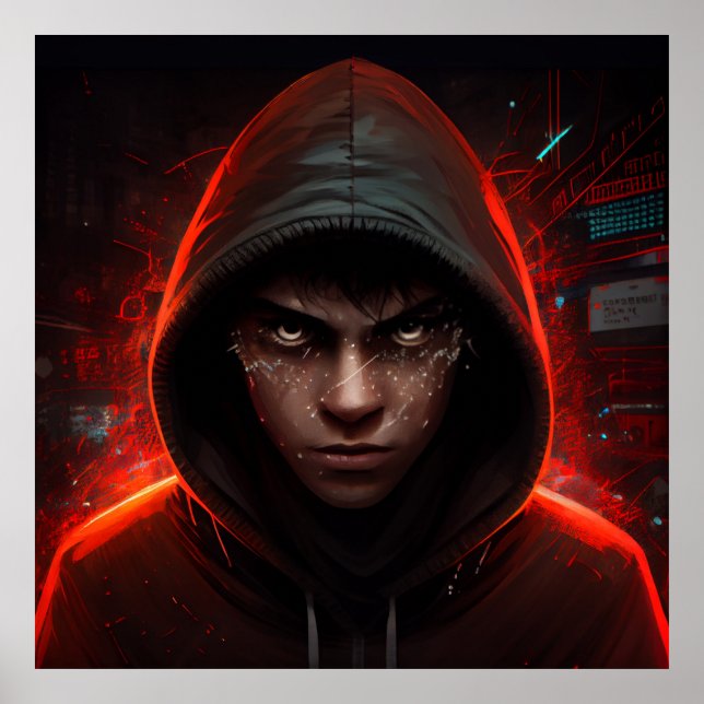 Poster Hacker (Vorne)