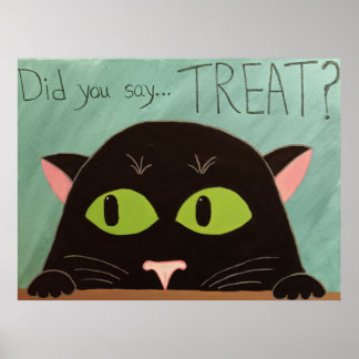 Poster "Hast du Leckerei gesagt?"