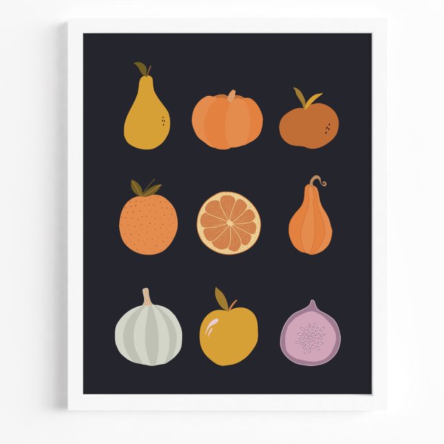 Poster Herbsternte Obst und Gemüse (Von Creator hochgeladen)