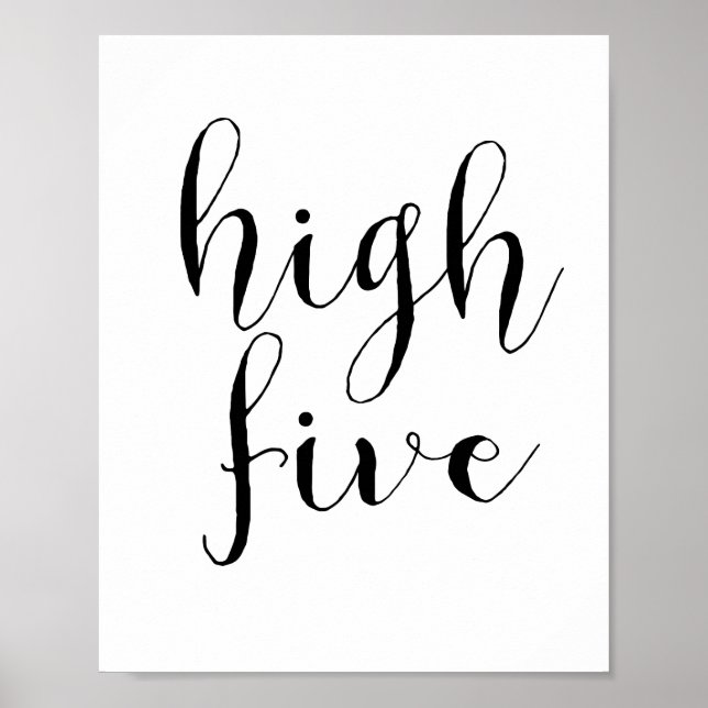 Poster High Five (Vorne)