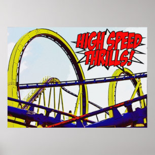 Poster "High Speed Thrills"