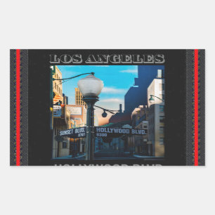 Poster Hollywood Blvd. Aufkleber