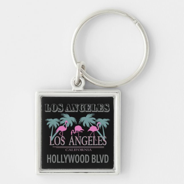 Poster Hollywood Blvd. Schlüsselanhänger (Vorne)