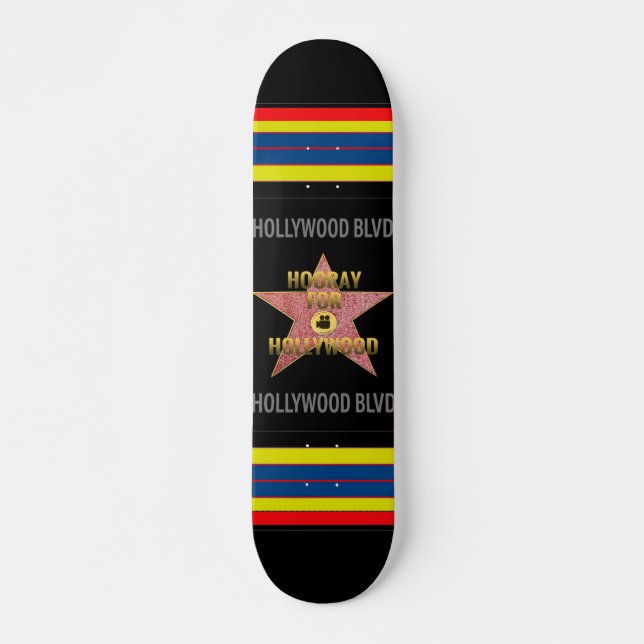 Poster Hollywood Blvd. Skateboard (Vorne)