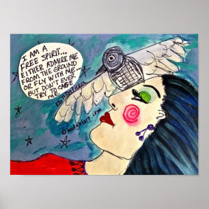 POSTER - ICH BIN EIN KOSTENLOSES SPIRIT.