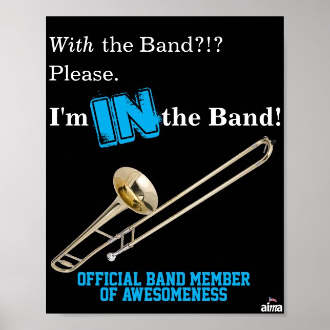 Poster "Ich bin in der Band" (Vorne)