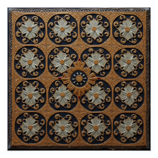 Poster im mittelalterlichen Stil