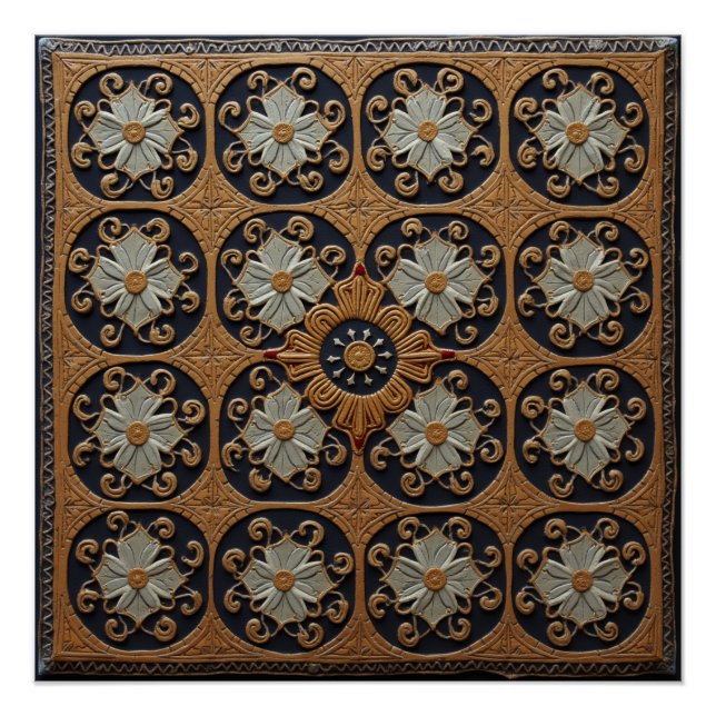 Poster im mittelalterlichen Stil (Vorderseite)