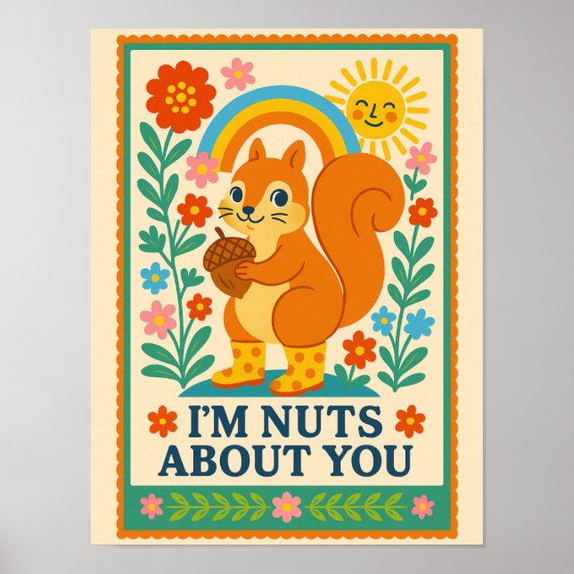 Poster I'm nuts about you Ardilla (Vorne)