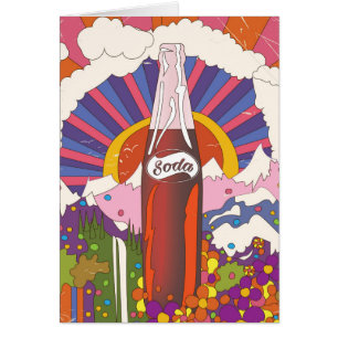 Poster im Vintage-Stil für Limonade-Werbung