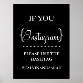 Poster - Instagramm-Meldung