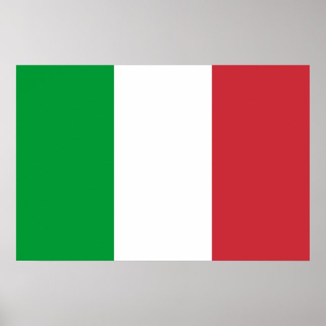 Poster: italienische Flagge Poster (Vorne)