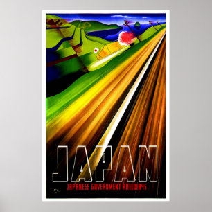Poster "Japanische Staatsbahn"