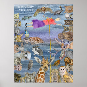 Poster: Joanna fliegt unter den Tieren Poster