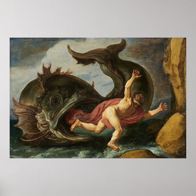 Poster "Jonah and the Whale" (Vorne)