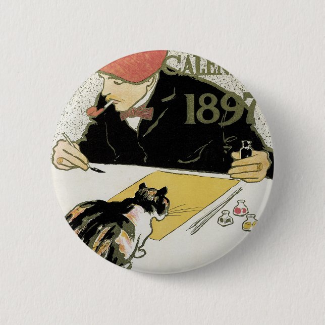 Poster-Kalender 1897 Button (Vorderseite)