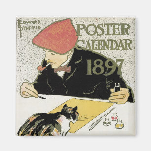 Poster-Kalender 1897 Magnet