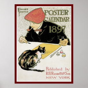 Poster-Kalender 1897 Poster