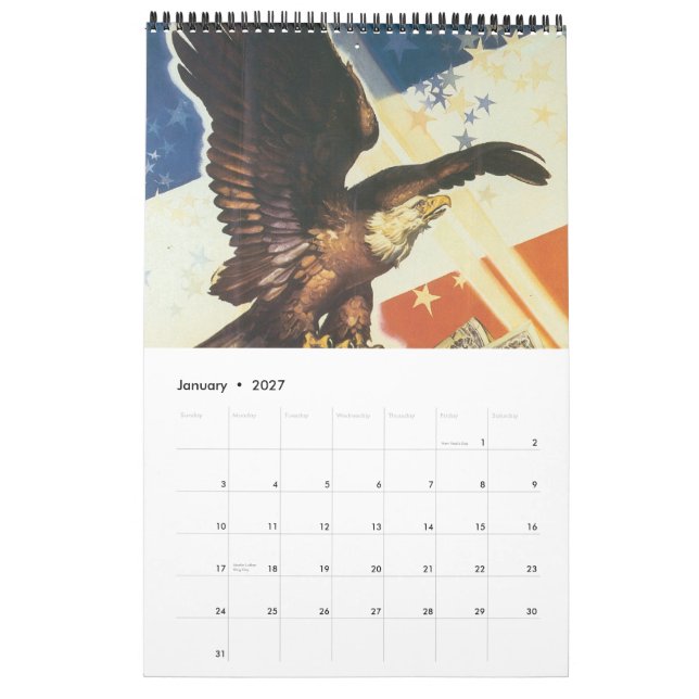 Poster-Kalender 2012 des Weltkriegs Kalender (Jan 2027)