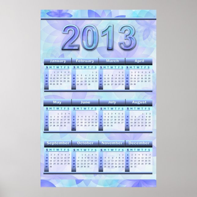 Poster-Kalender 2013 Poster (Vorne)