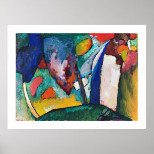 POSTER : KANDINSKY : DER WASSERFALL