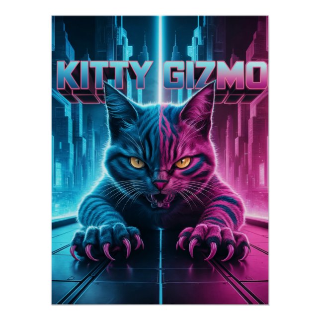 Poster Kitty Gizmo 02 (Vorderseite)