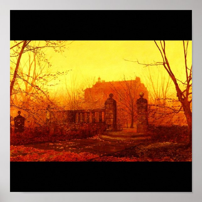 Poster-Klassiker/Retro-John Atkinson Grimshaw 28 Poster (Vorne)