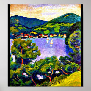 Poster-Klassiker/Vintage-August Macke 112 Poster