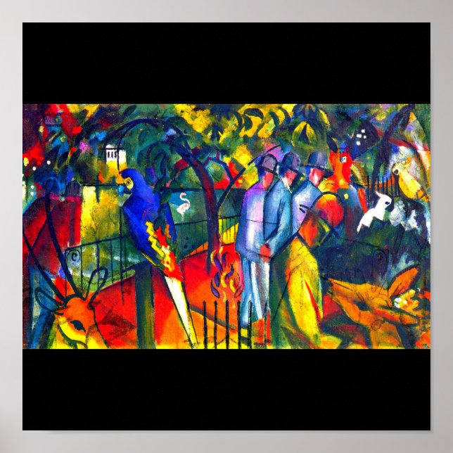 Poster-Klassiker/Vintage-August Macke 5 Poster (Vorne)