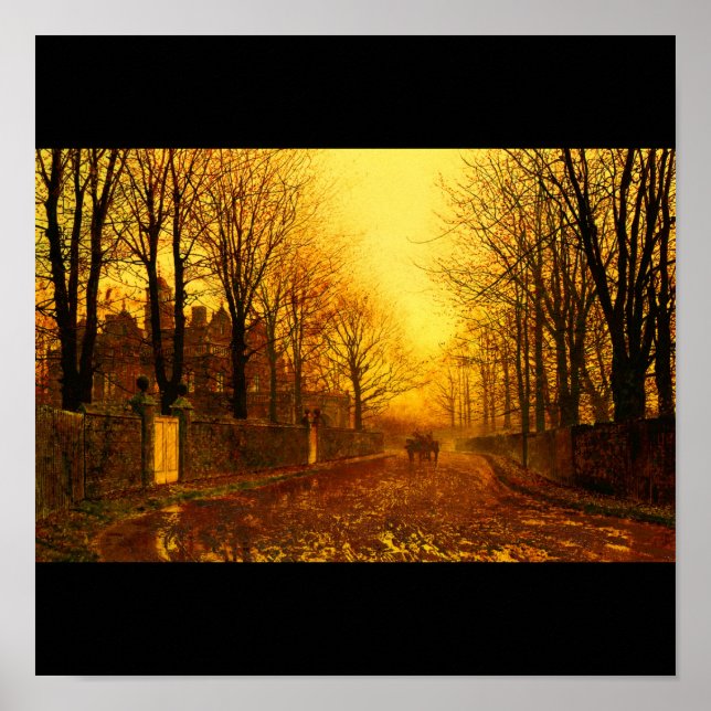 Poster-Klassiker/Vintage-John Atkinson Grimshaw 15 Poster (Vorne)