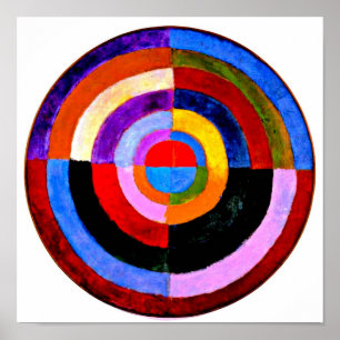 Poster-Klassiker/Vintage-Robert Delaunay 9 Poster
