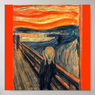 Poster-klassische Art-Munch-The-Scream Poster