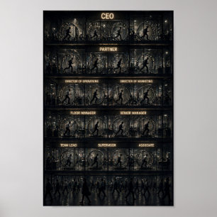 Poster 'Klettert ins Nichts'