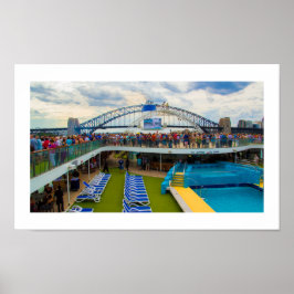 Poster | Kreuzfahrtschiff Sydney Harbour Bridge
