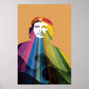 Poster Kuba Che Guevara Porträt Druck Vintage Krie