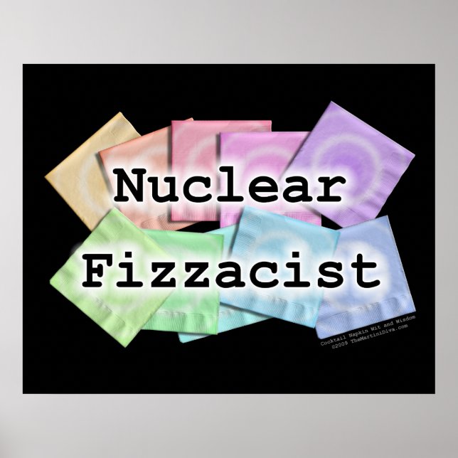 Poster, Kunst - ATOMKERNFISCALIST Poster (Vorne)