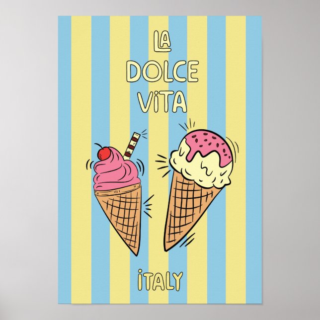 Poster La dolce vita  (Vorne)