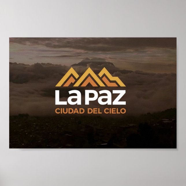 Poster  La Paz ciudad del cielo (Vorne)