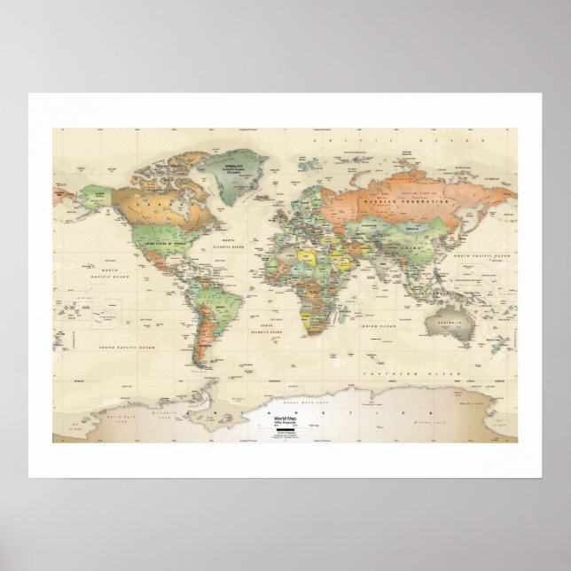 Poster - Länder der Welt (Vorne)